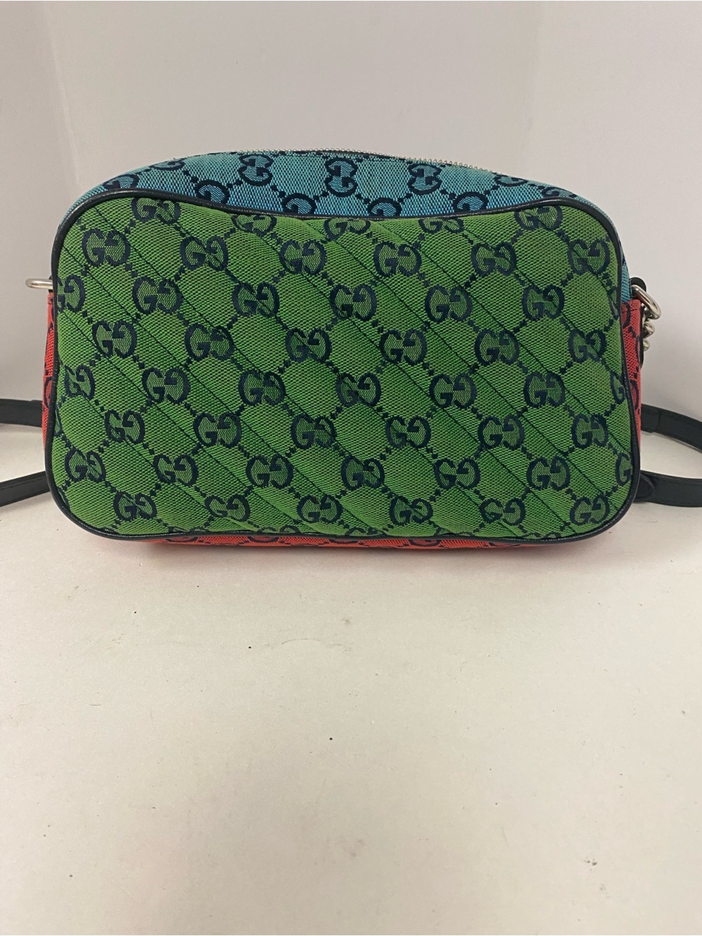 Gucci multicolor GG canvas small MORMONT chain shoulder bag - Picture 6 of 12